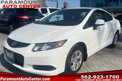 2013 Honda Civic for sale at PARAMOUNT AUTO CENTER in Downey CA