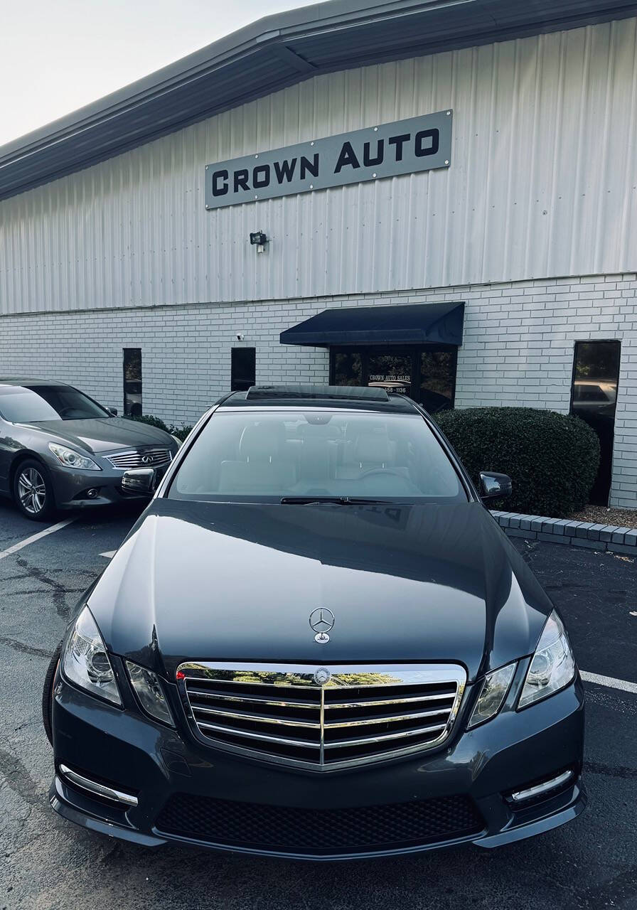 2013 Mercedes-Benz E-Class for sale at Crown Auto Sales in Marietta, GA