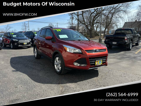 2014 Ford Escape for sale at Budget Motors of Wisconsin in Racine WI