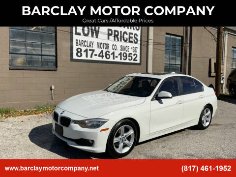 2013 BMW 3 Series for sale at BARCLAY MOTOR COMPANY in Arlington TX