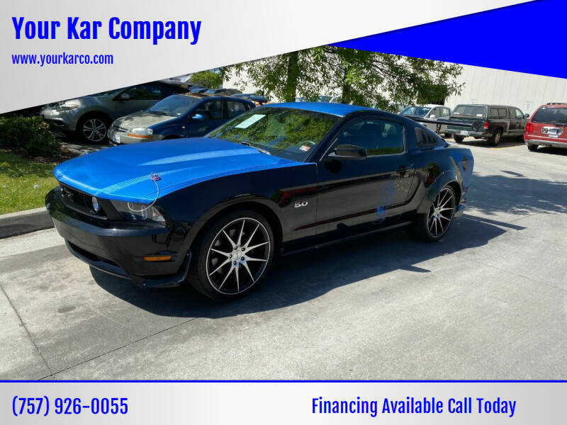 2012 Ford Mustang for sale at Your Kar Company in Norfolk VA
