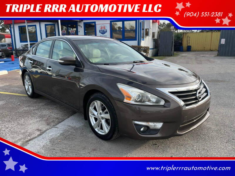 2013 Nissan Altima for sale at TRIPLE RRR AUTOMOTIVE LLC in Jacksonville FL