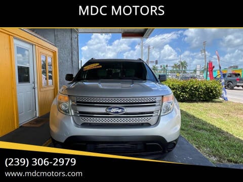 2015 Ford Explorer for sale at MDC MOTORS in Fort Myers FL