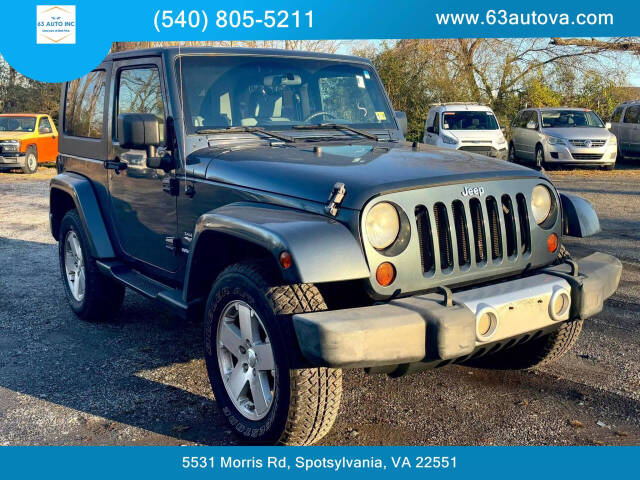 2008 Jeep Wrangler for sale at 63 Auto Inc in Spotsylvania, VA