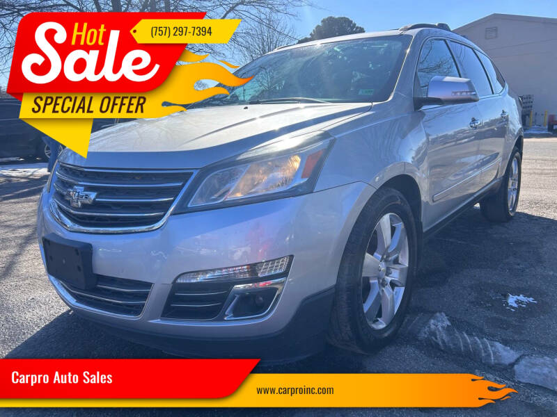 2013 Chevrolet Traverse for sale at Carpro Auto Sales in Chesapeake VA