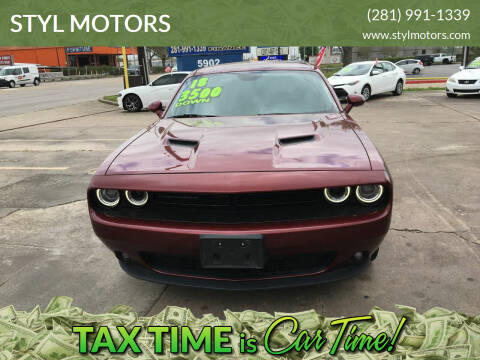 2018 Dodge Challenger for sale at STYL MOTORS in Pasadena TX