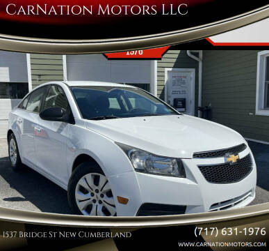 2012 Chevrolet Cruze for sale at CarNation Motors LLC - New Cumberland Location in New Cumberland PA