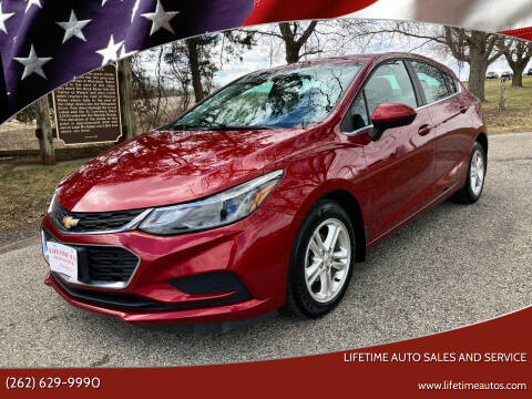 2018 Chevrolet Cruze for sale at Lifetime Auto Sales and Service in West Bend WI