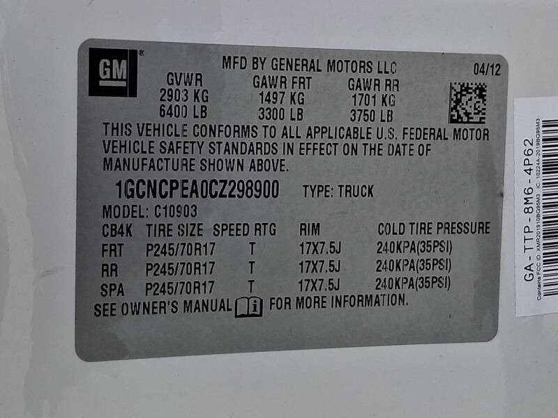2012 Chevrolet Silverado 1500