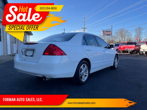 2007 Honda Accord for sale at FORMAN AUTO SALES, LLC. in Franklin OH