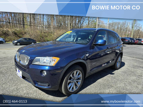2013 BMW X3 for sale at Bowie Motor Co in Bowie MD