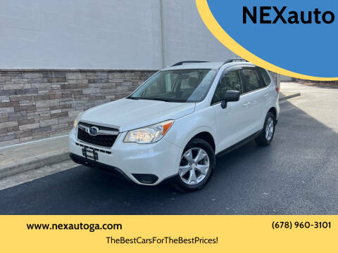 2015 Subaru Forester for sale at NEXauto in Flowery Branch GA