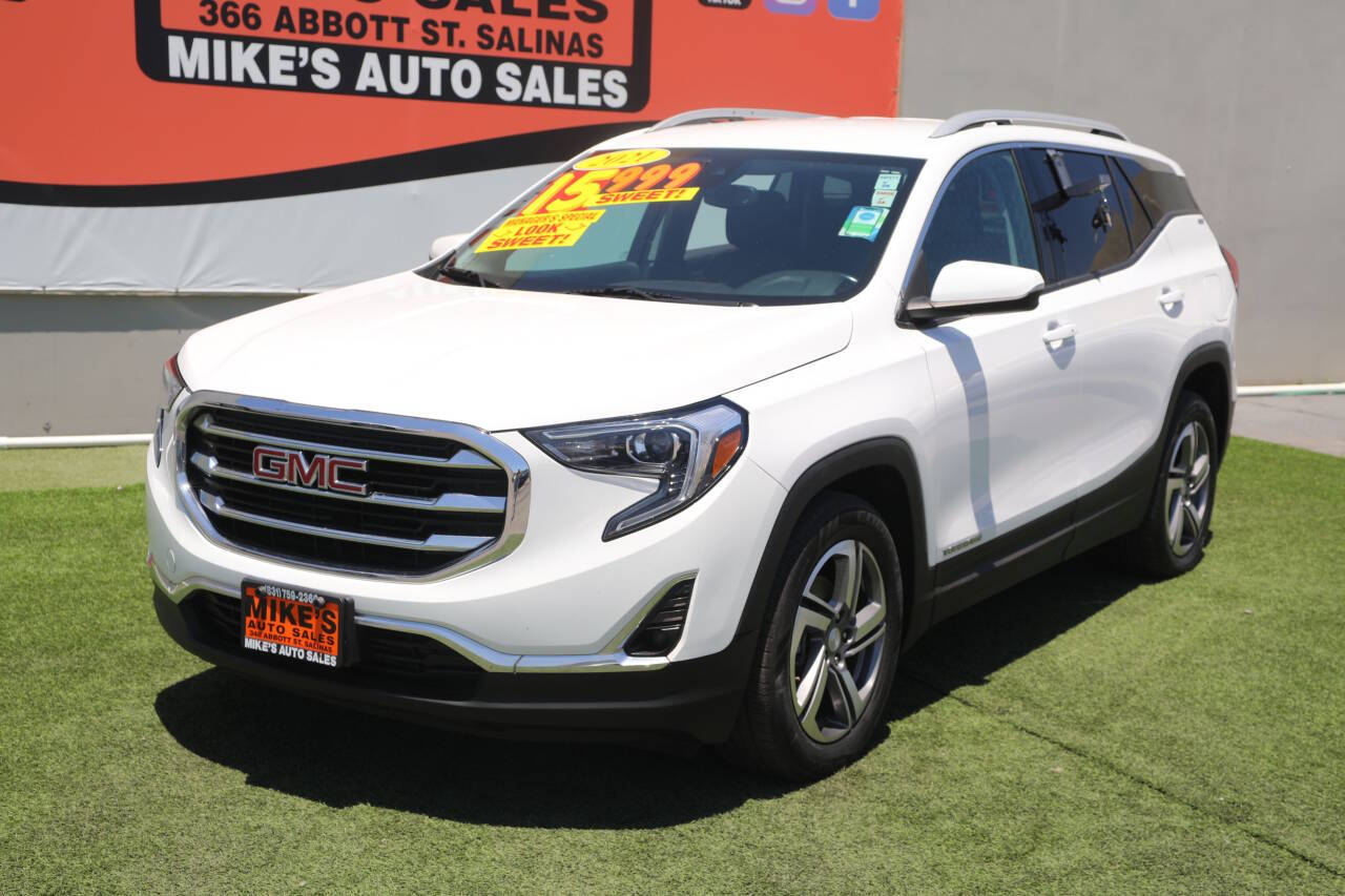 White 2021 GMC Terrain SLT SLT 4dr SUV 2