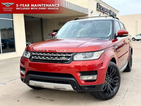 2014 Land Rover Range Rover Sport for sale at European Motors Inc in Plano TX
