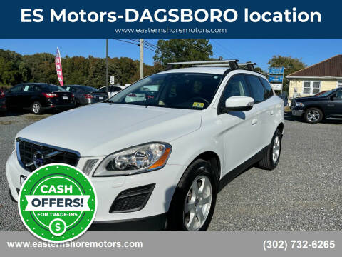 2012 Volvo XC60 for sale at ES Motors-DAGSBORO location in Dagsboro DE