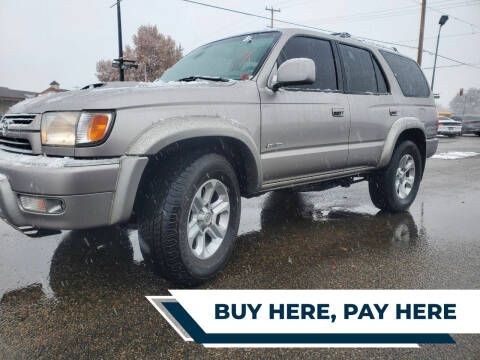 2002 Toyota 4Runner for sale at BB Wholesale Auto in Fruitland ID