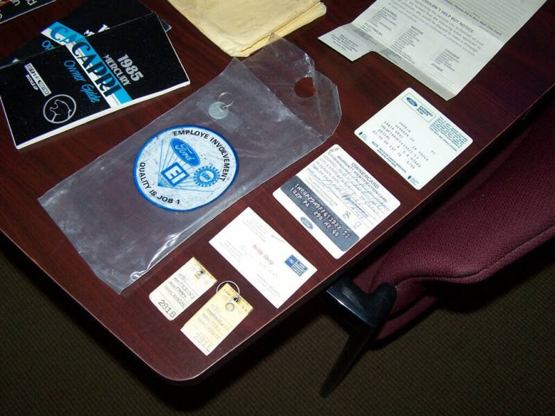 1985 Mercury Capri RS