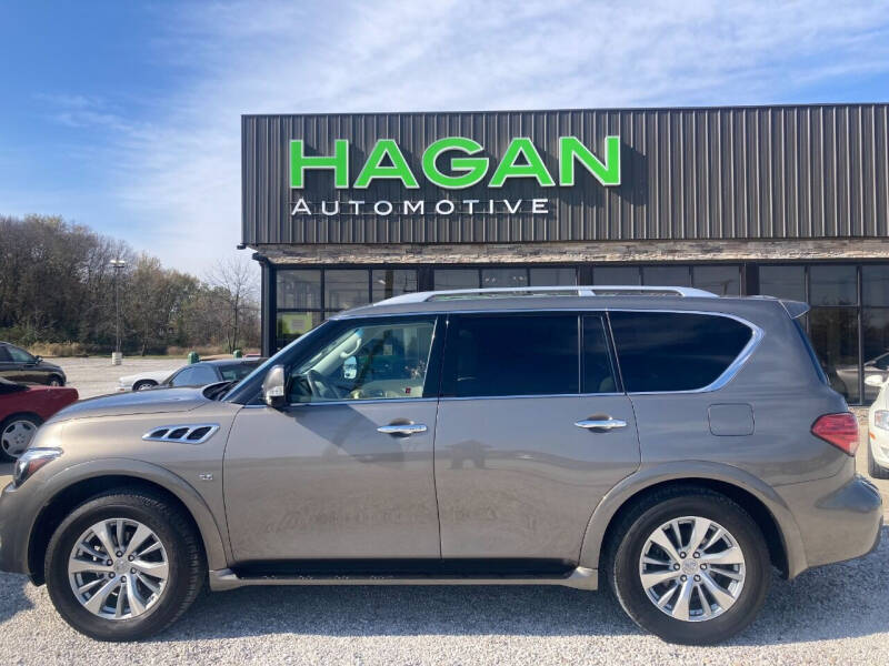 2017 Infiniti QX80 for sale at Hagan Automotive in Chatham IL