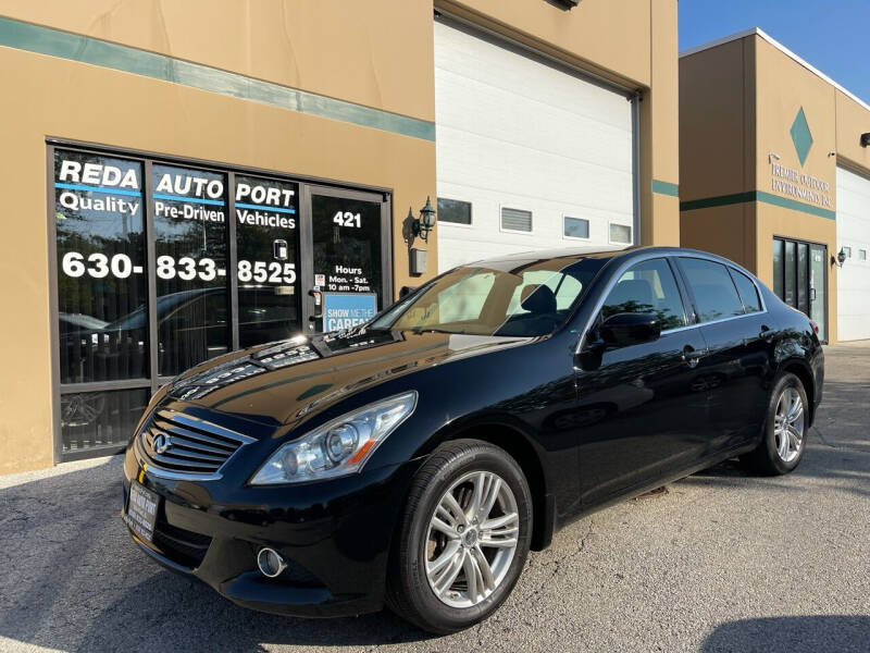 2011 Infiniti G25 Sedan for sale at REDA AUTO PORT INC in Villa Park IL