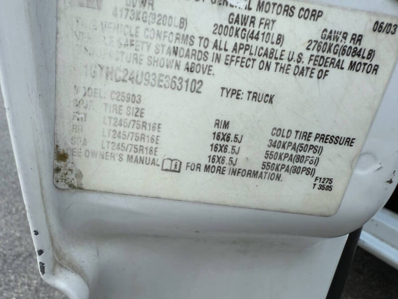 2003 GMC Sierra 2500HD