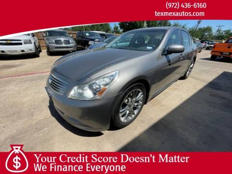 2008 Infiniti G35 for sale at Tex-Mex Auto Sales LLC in Lewisville TX