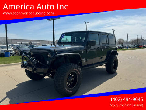 2017 Jeep Wrangler Unlimited for sale at America Auto Inc in South Sioux City NE
