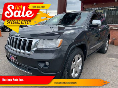 2011 Jeep Grand Cherokee for sale at Nations Auto Inc. in Denver CO