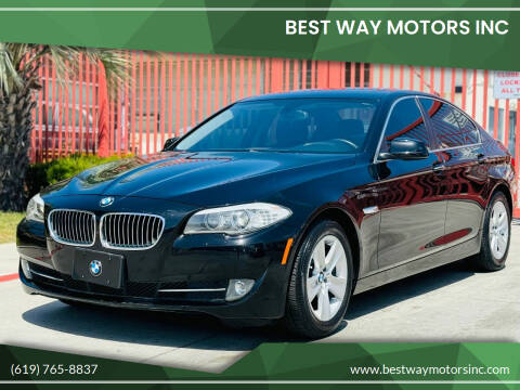 2013 BMW 5 Series for sale at BEST WAY MOTORS INC in San Diego CA