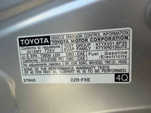 2019 Toyota Prius Prime Plus