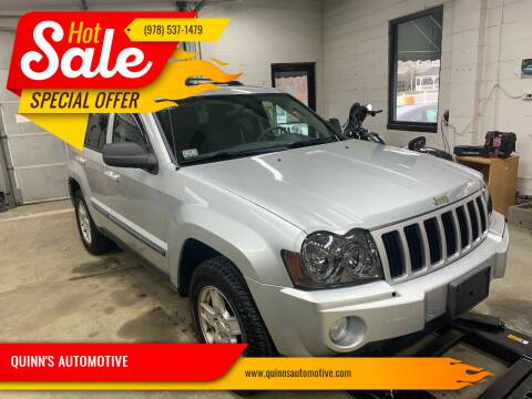 2007 Jeep Grand Cherokee for sale at QUINN'S AUTOMOTIVE in Leominster MA