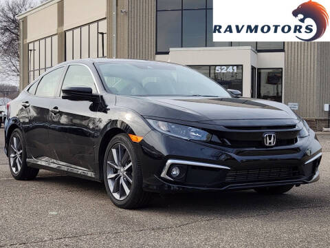 2019 Honda Civic for sale at RAVMOTORS - CRYSTAL in Crystal MN