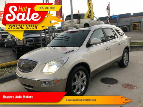 2008 Buick Enclave for sale at Navarro Auto Motors in Hialeah FL