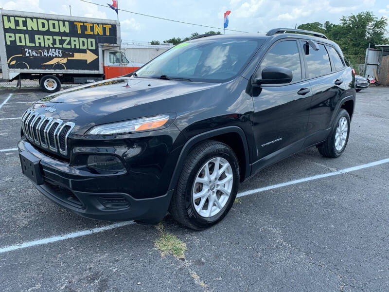 2016 Jeep Cherokee for sale at Fernando's Auto Sales LLC. in Dallas TX