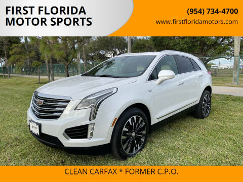 2017 Cadillac XT5 for sale at FIRST FLORIDA MOTOR SPORTS in Pompano Beach FL