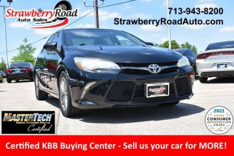 2015 Toyota Camry for sale at Strawberry Road Auto Sales in Pasadena TX