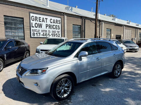 2014 Lexus RX 350 for sale at BARCLAY MOTOR COMPANY in Arlington TX