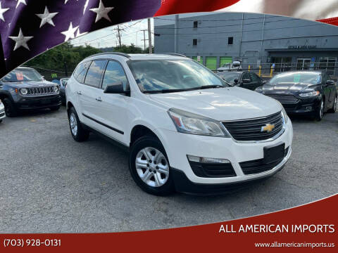 2015 Chevrolet Traverse for sale at All American Imports in Alexandria VA