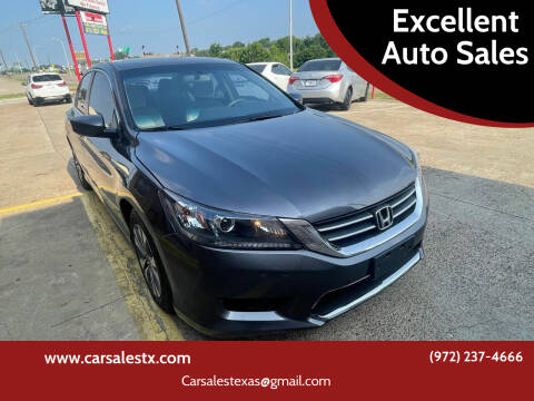 2013 Honda Accord for sale at Excellent Auto Sales in Grand Prairie TX