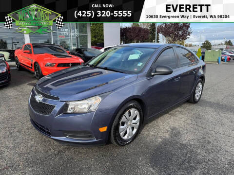 2013 Chevrolet Cruze for sale at West Coast AutoWorks in Everett WA