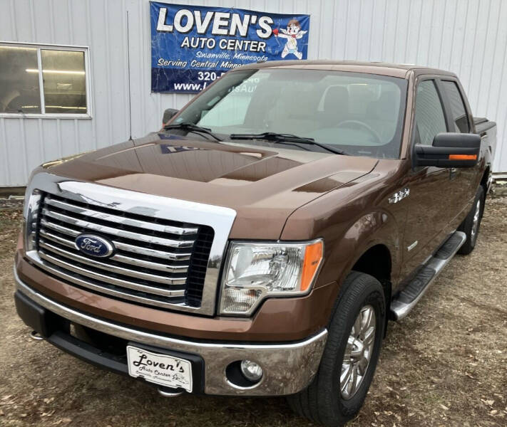 2012 Ford F-150 for sale at LOVEN'S AUTO CENTER in Swanville MN