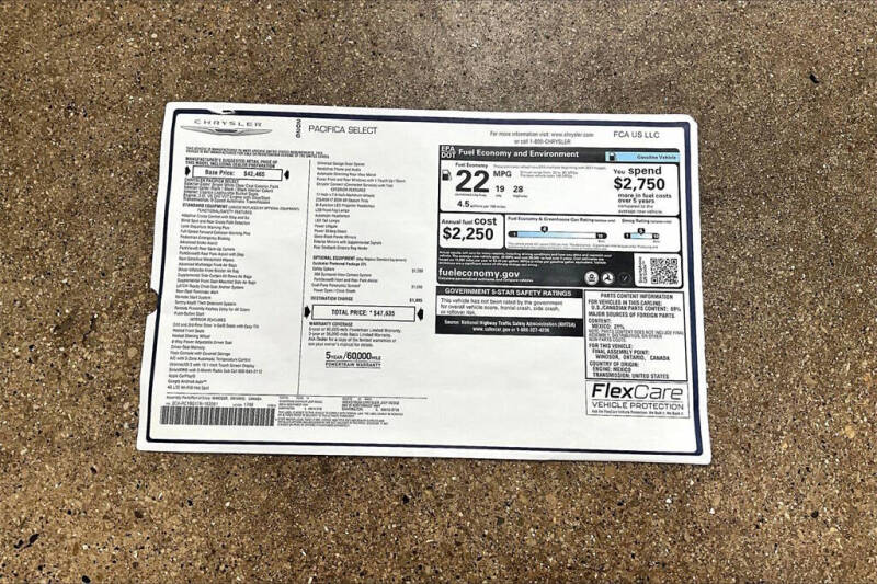 2026 Chrysler Pacifica Select