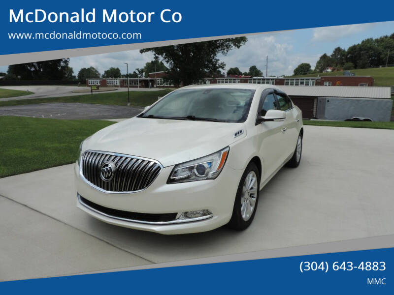 2014 Buick LaCrosse for sale at McDonald Motor Co in Harrisville WV