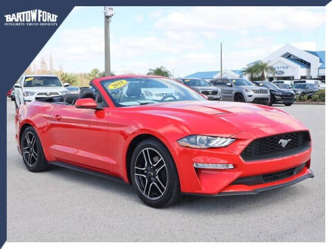 2018 Ford Mustang for sale at BARTOW FORD CO. in Bartow FL