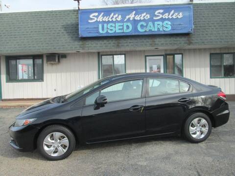 2013 Honda Civic for sale at SHULTS AUTO SALES INC. in Crystal Lake IL