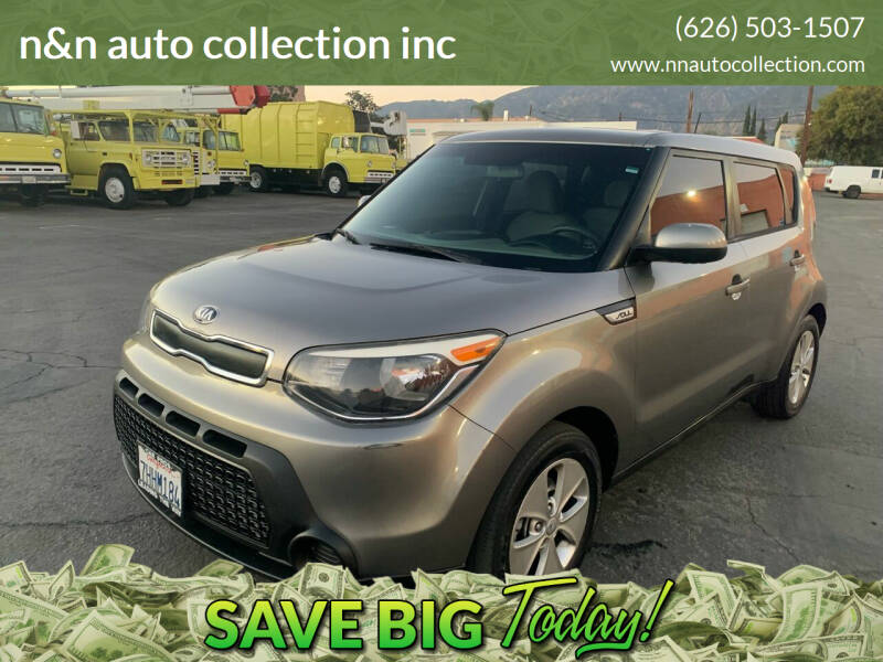 2015 Kia Soul for sale at n&n auto collection inc in Pasadena CA