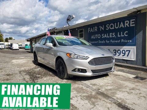 2014 Ford Fusion for sale at Fair 'N Square Auto Sales, LLC in Auburn WA