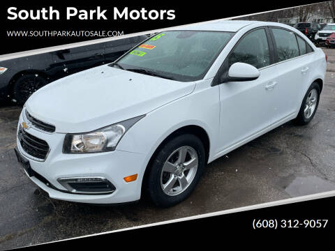 2015 Chevrolet Cruze for sale at South Park Motors in South Beloit IL