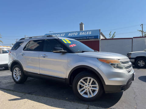 2013 Ford Explorer for sale at Gonzalez Auto Sales in Joliet IL