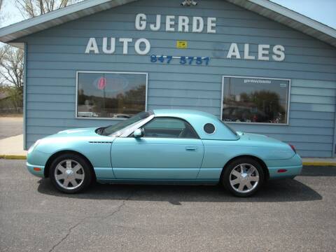 2002 Ford Thunderbird for sale at GJERDE AUTO SALES in Detroit Lakes MN