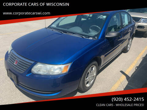 2005 Saturn Ion for sale at CORPORATE CARS OF WISCONSIN - DAVES AUTO SALES OF SHEBOYGAN in Sheboygan WI